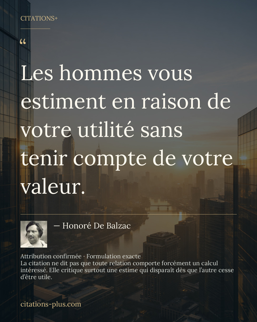Carte Illustration — Honoré De Balzac