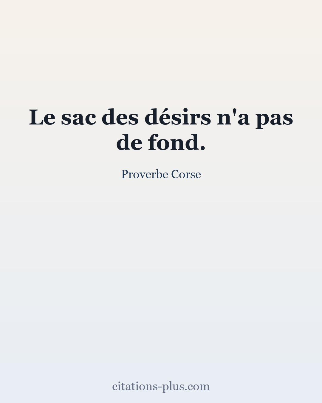 Carte Premium clair — Proverbe Corse