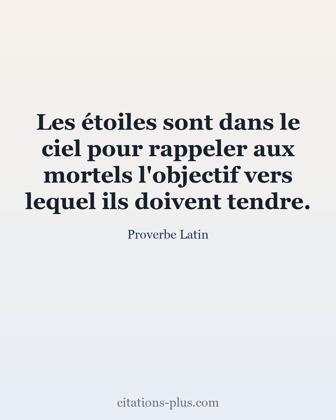 Carte Premium clair — Proverbe Latin