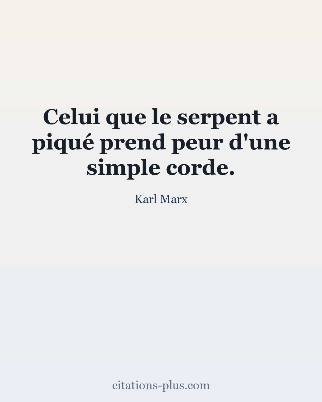 Carte Premium clair — Karl Marx