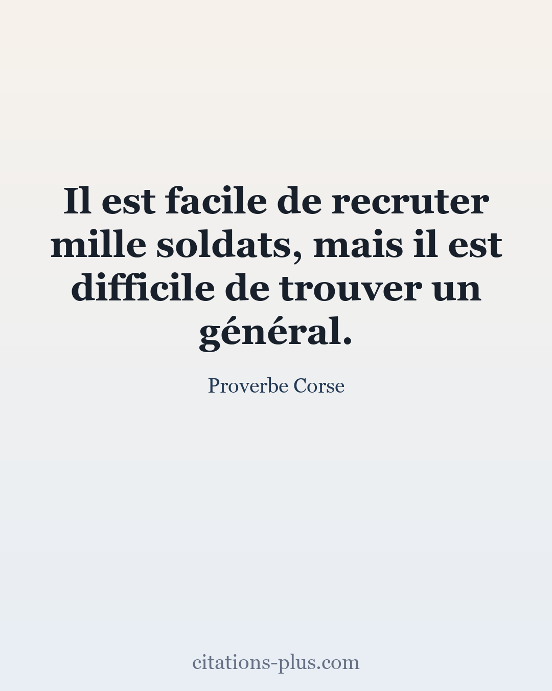 Carte Premium clair — Proverbe Corse