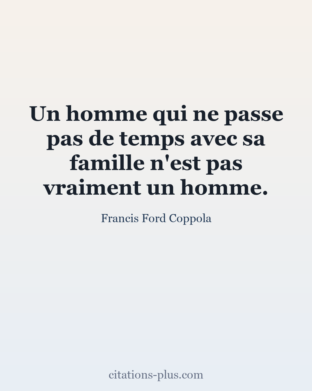 Carte Premium clair — Francis Ford Coppola