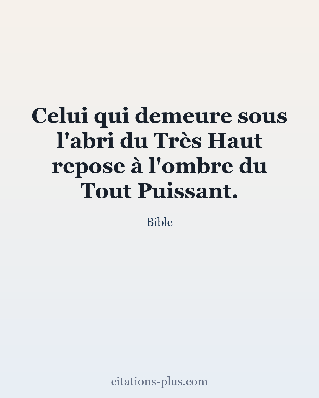 Carte Premium clair — Bible