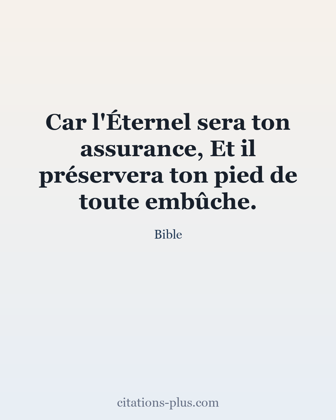 Carte Premium clair — Bible