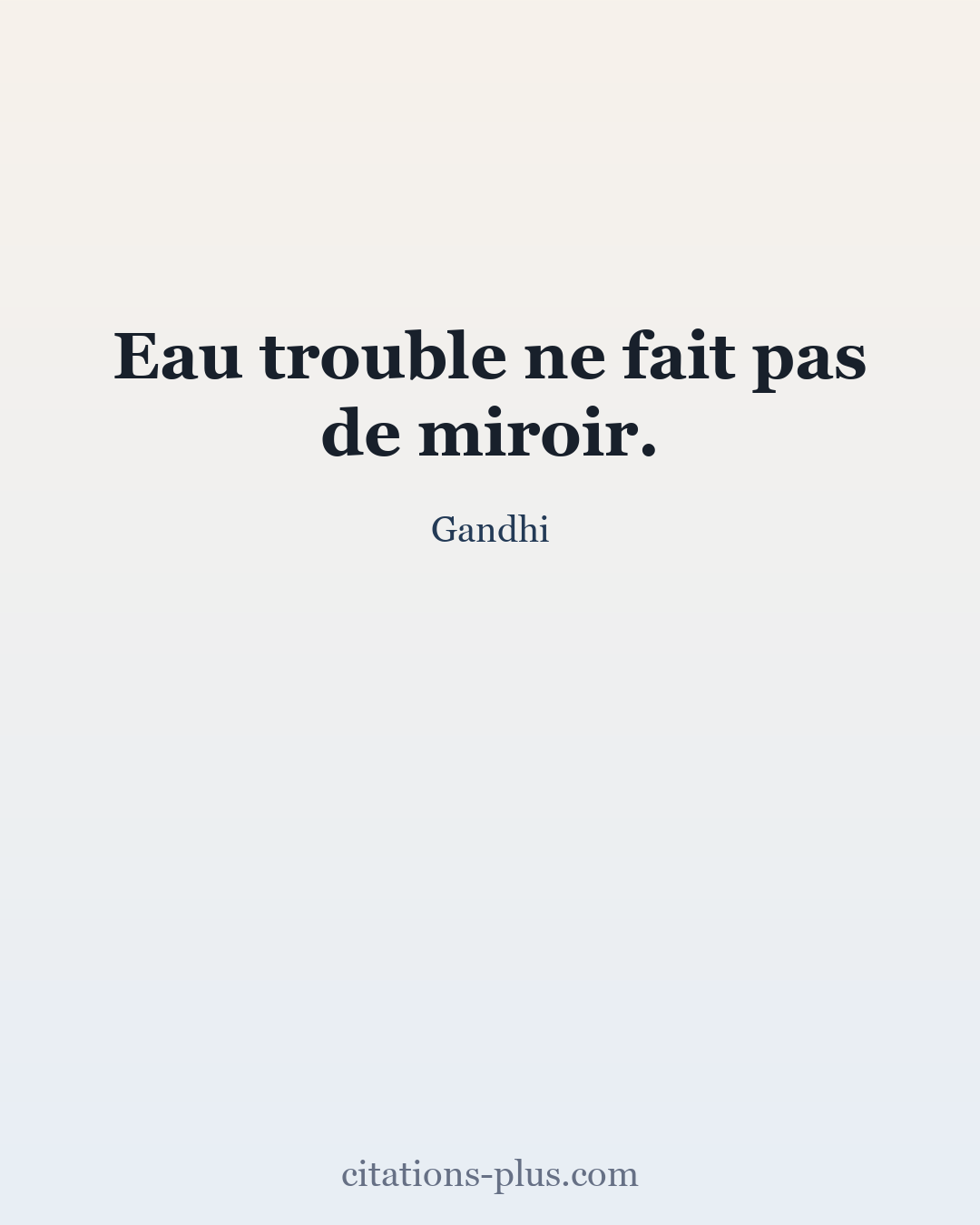 Carte Premium clair — Gandhi