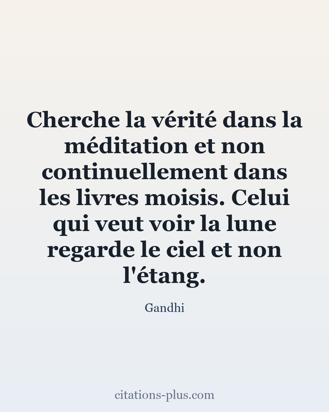 Carte Premium clair — Gandhi