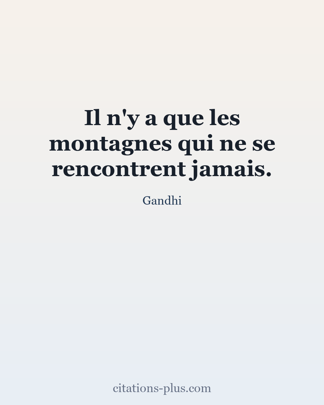 Carte Premium clair — Gandhi