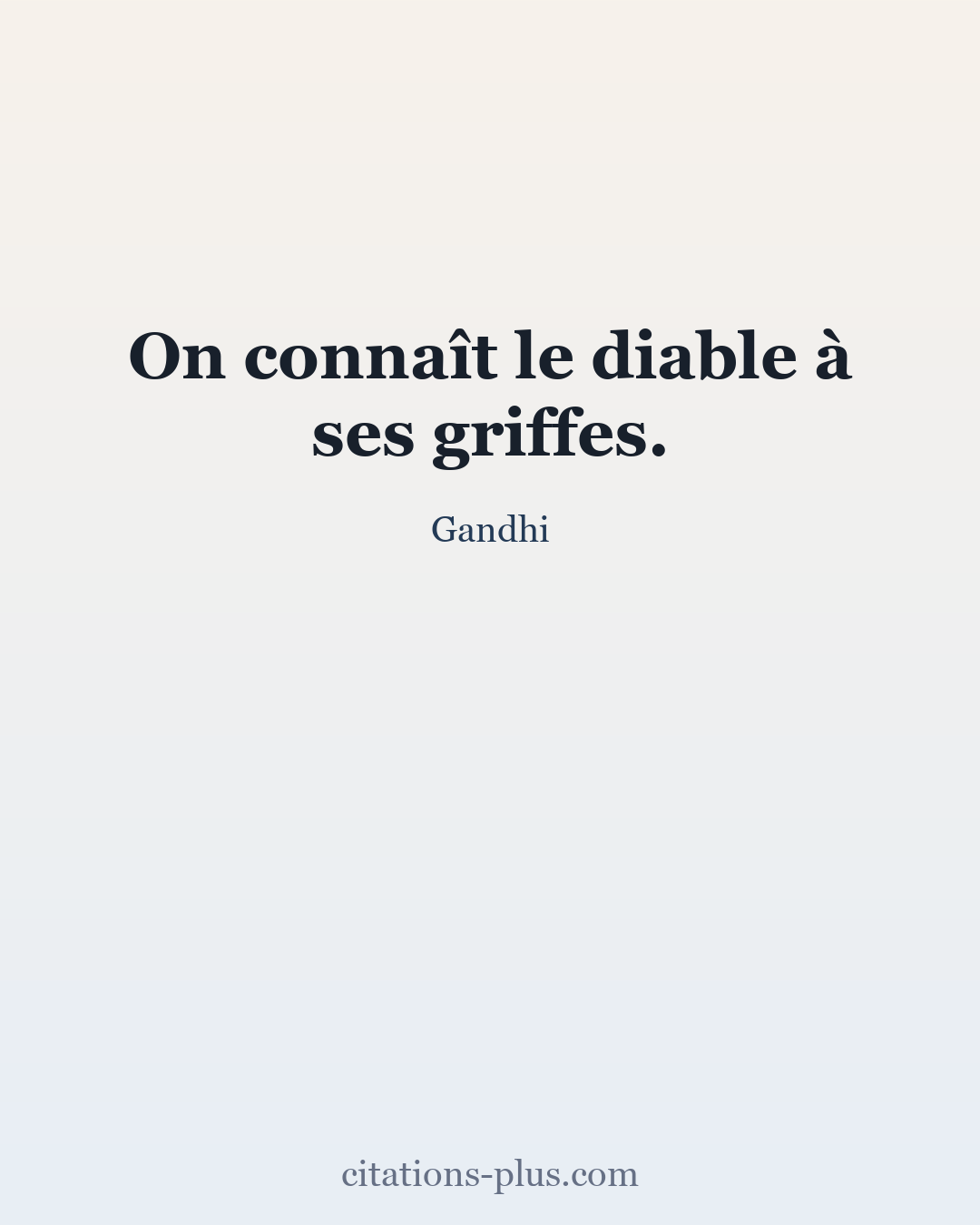 Carte Premium clair — Gandhi