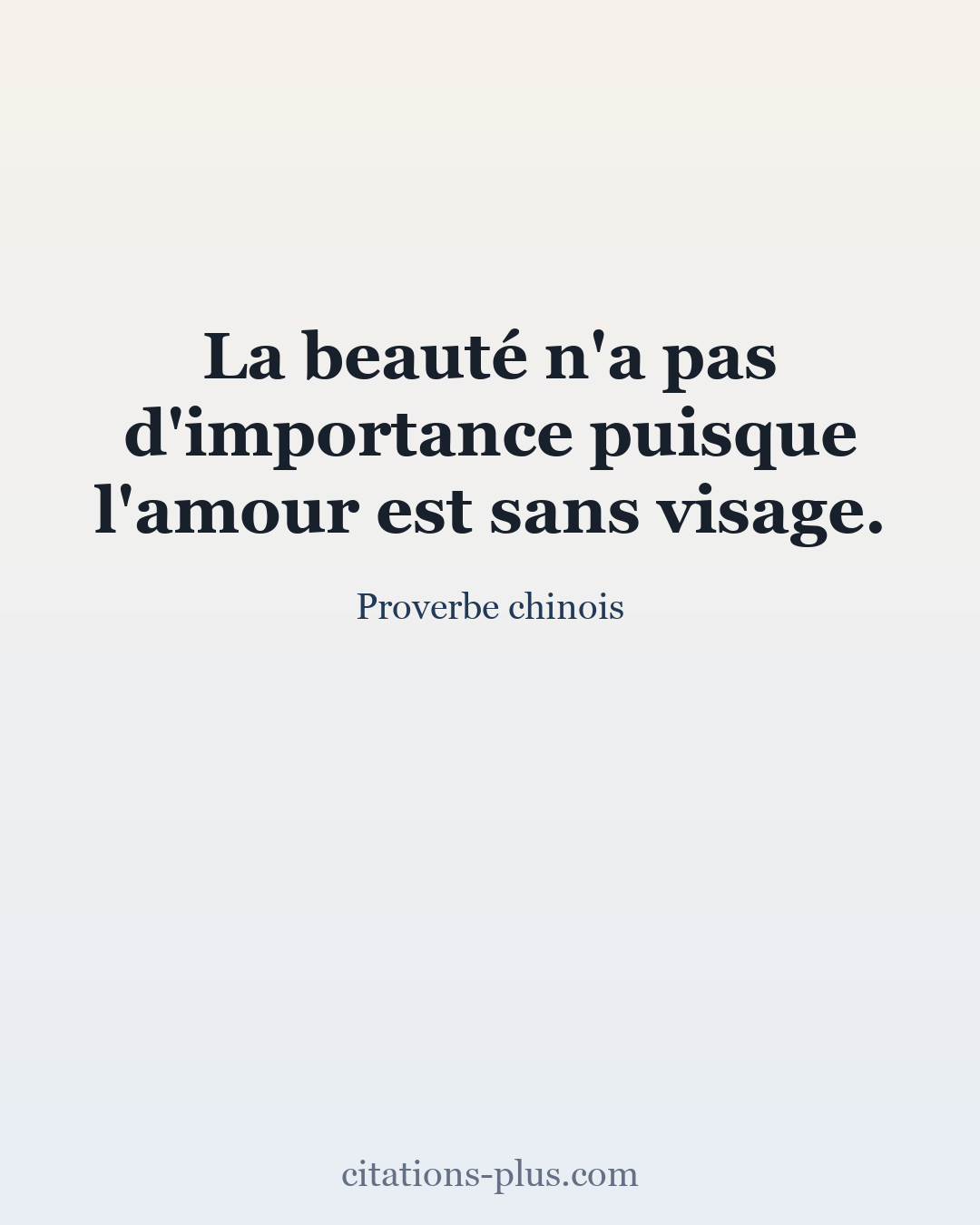 Carte Premium clair — Proverbe chinois
