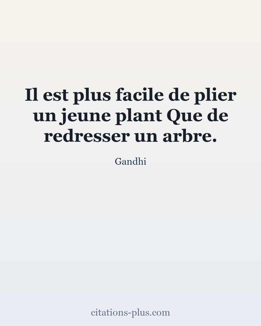 Carte Premium clair — Gandhi