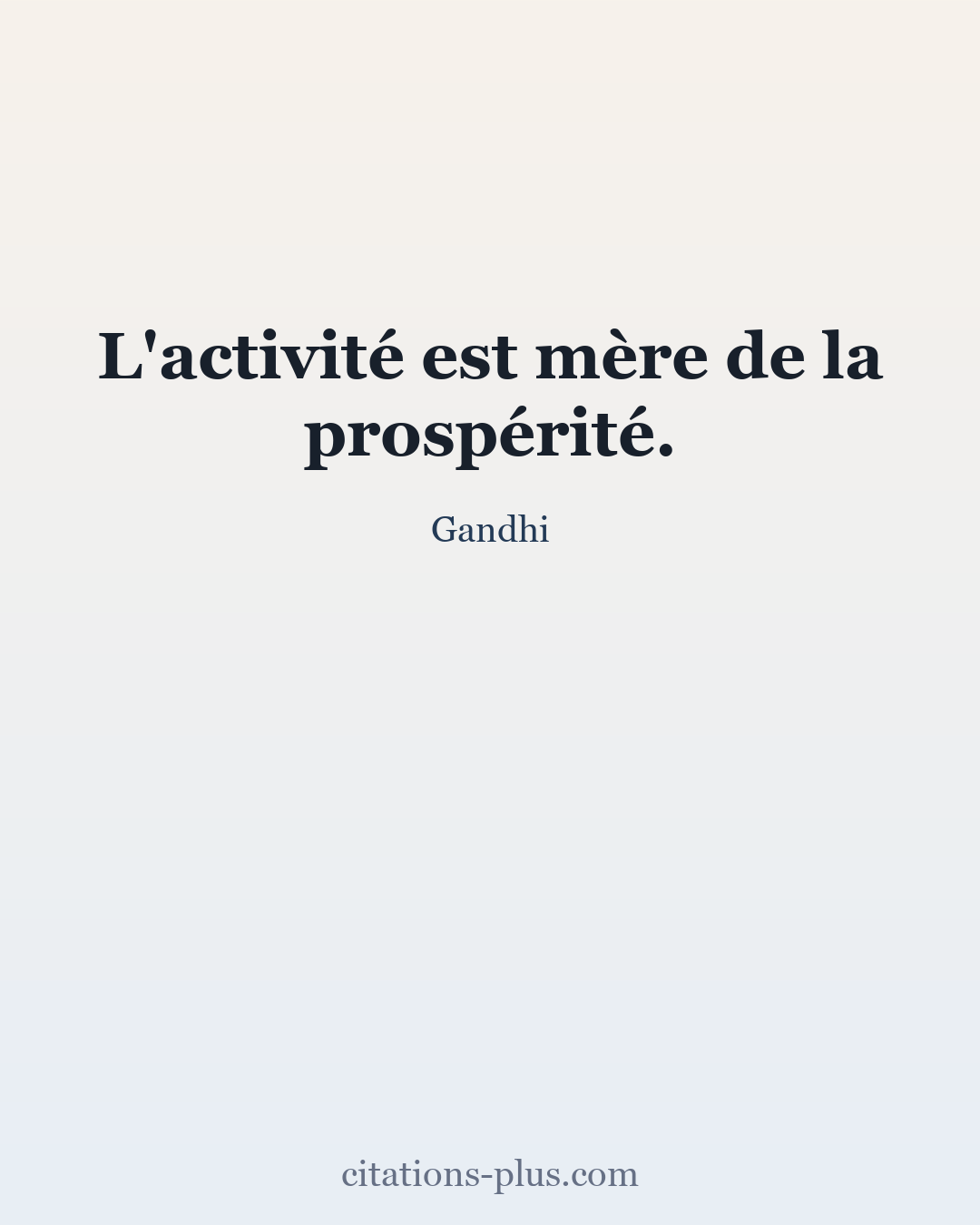 Carte Premium clair — Gandhi