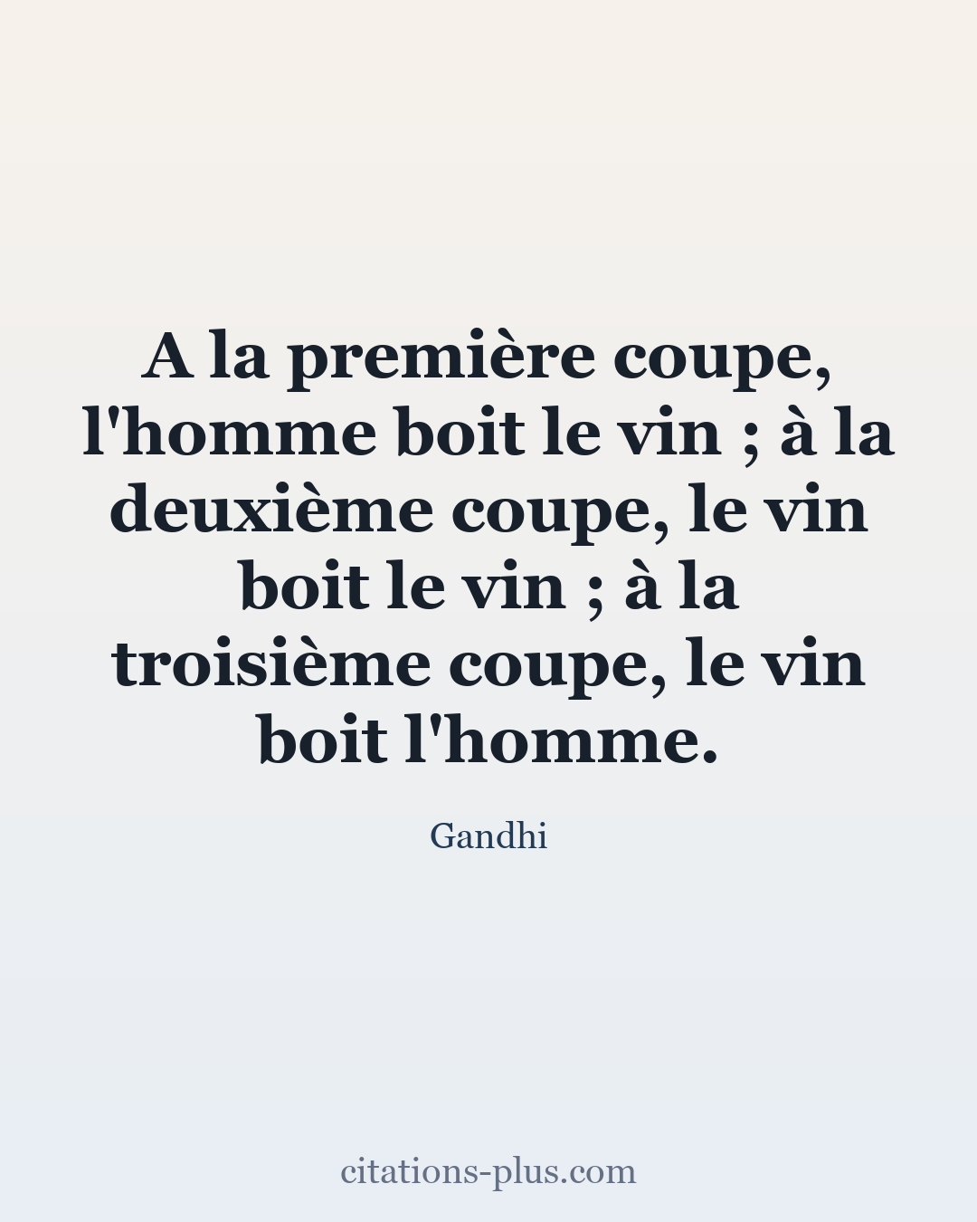 Carte Premium clair — Gandhi