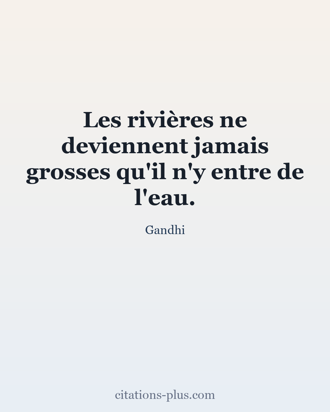 Carte Premium clair — Gandhi