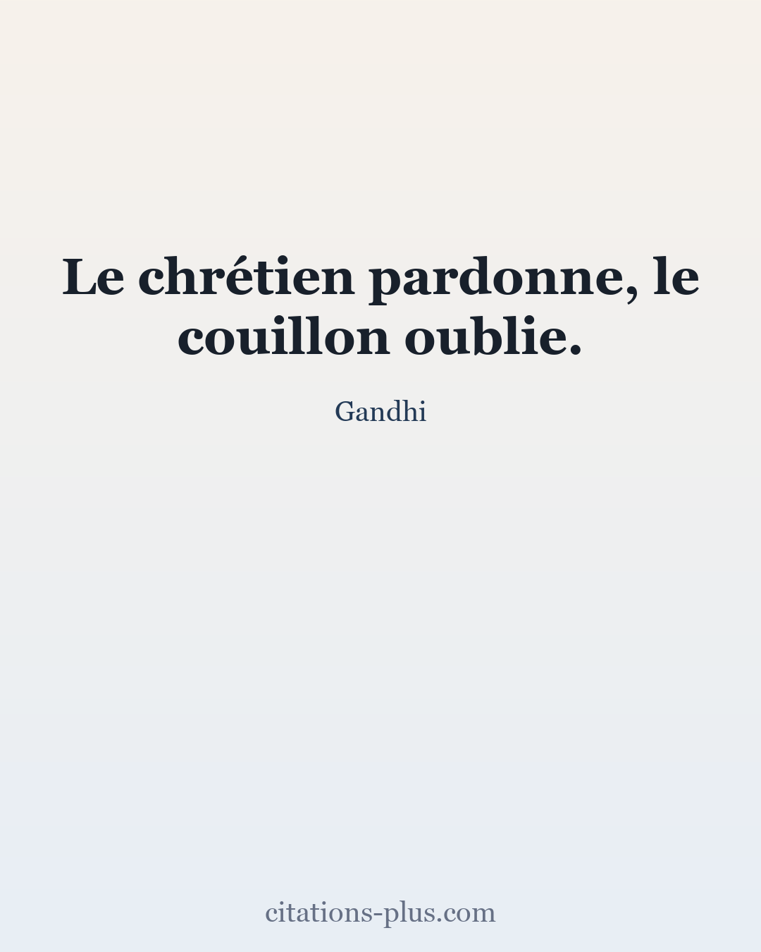 Carte Premium clair — Gandhi