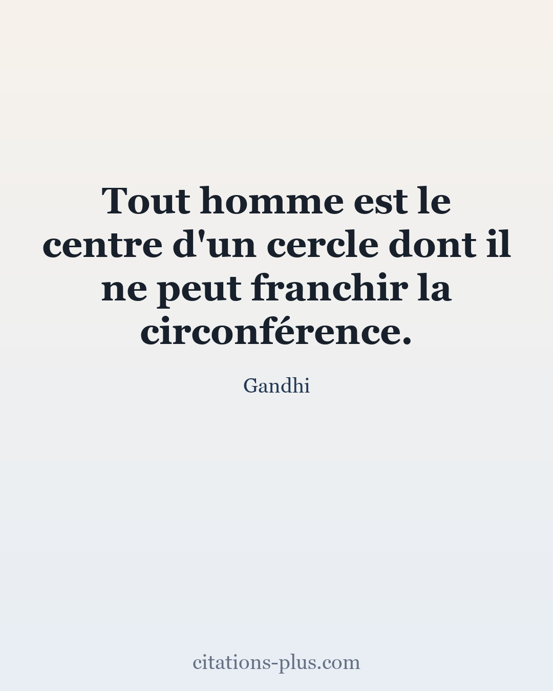 Carte Premium clair — Gandhi