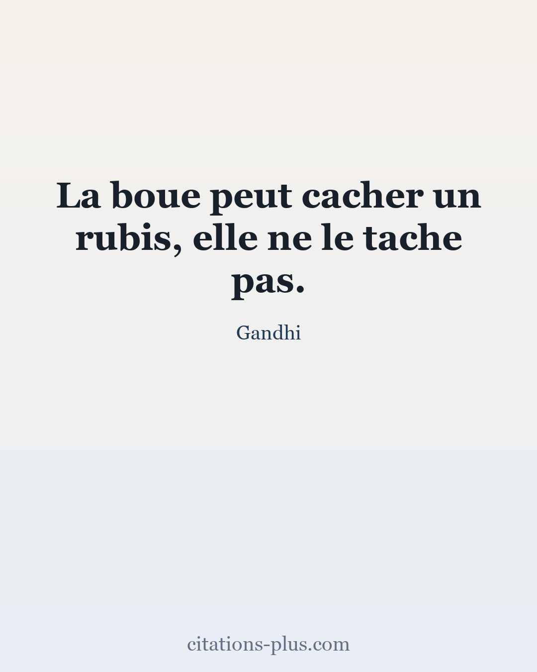 Carte Premium clair — Gandhi