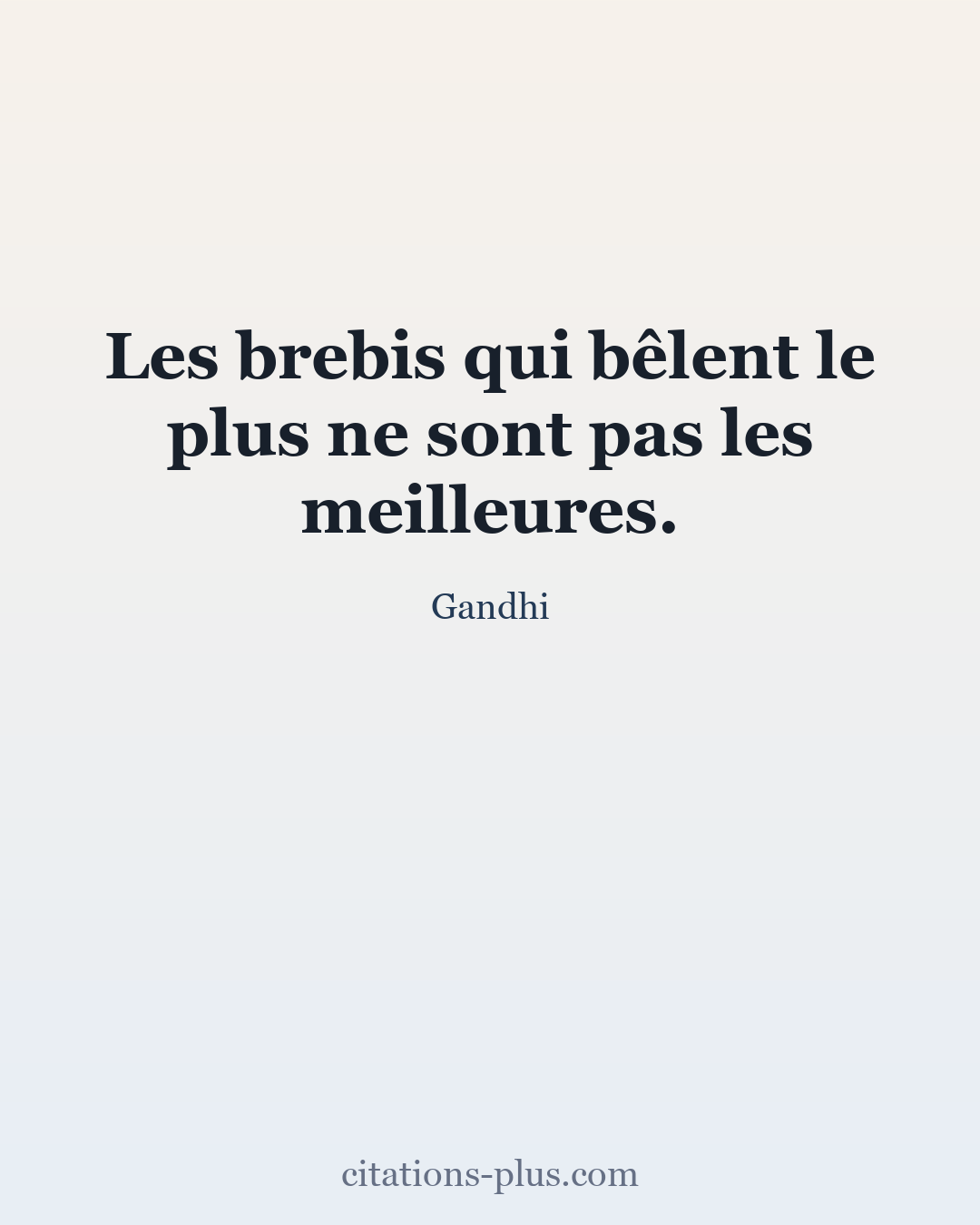 Carte Premium clair — Gandhi