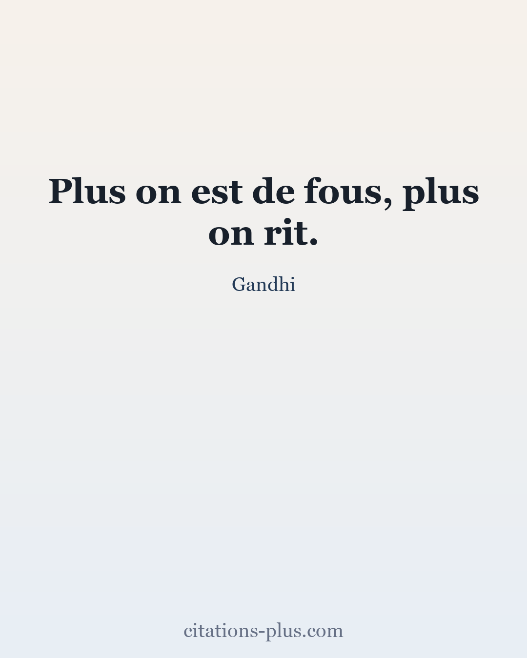 Carte Premium clair — Gandhi