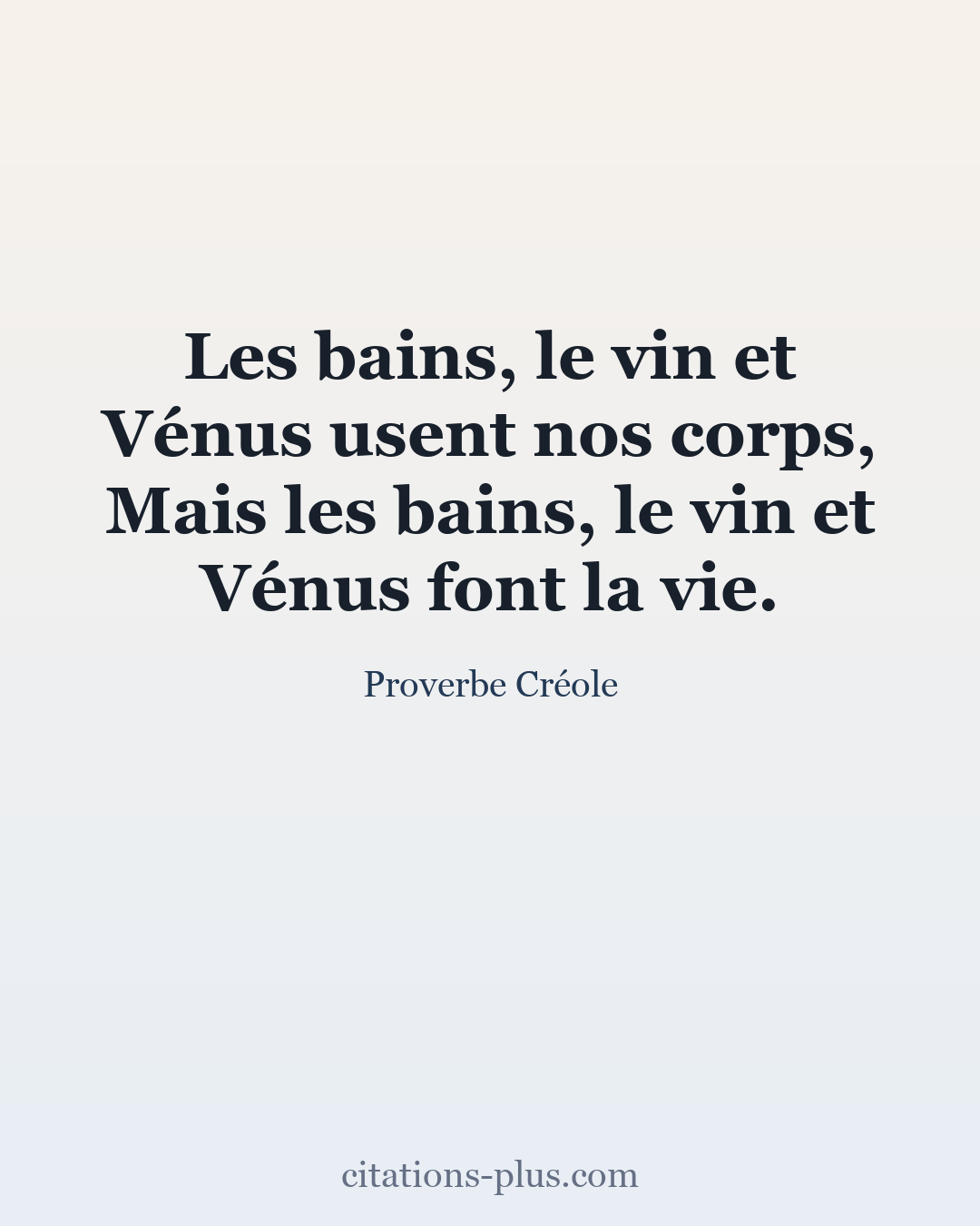 Carte Premium clair — Proverbe Créole