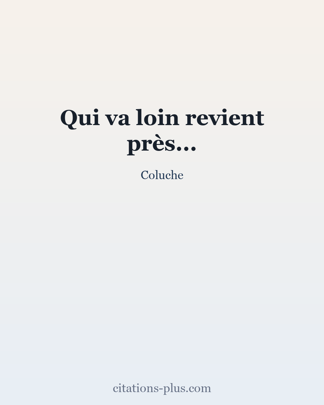 Carte Premium clair — Coluche