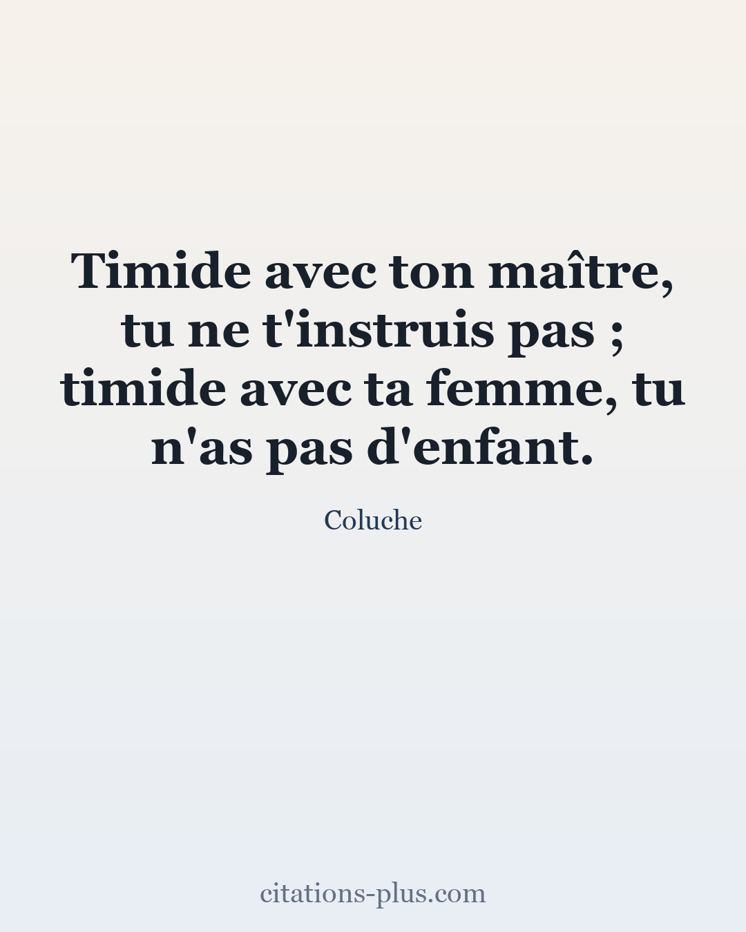 Carte Premium clair — Coluche