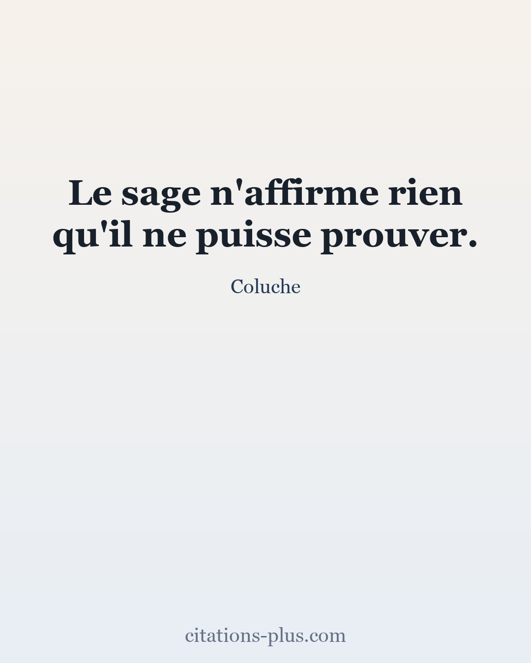 Carte Premium clair — Coluche