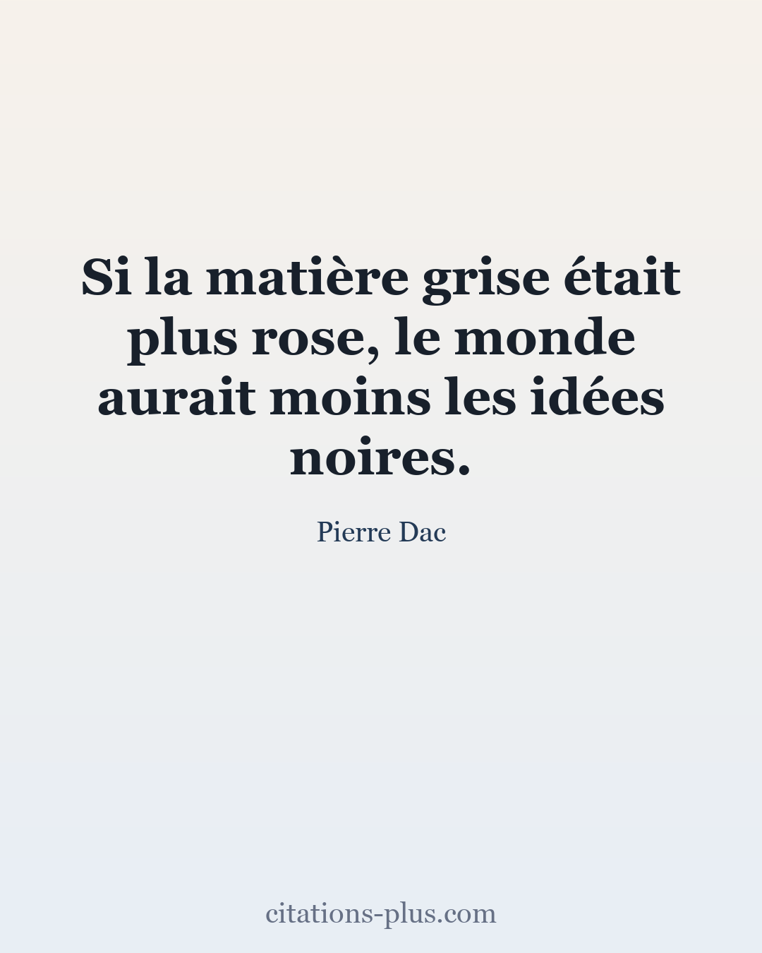 Carte Premium clair — Pierre Dac