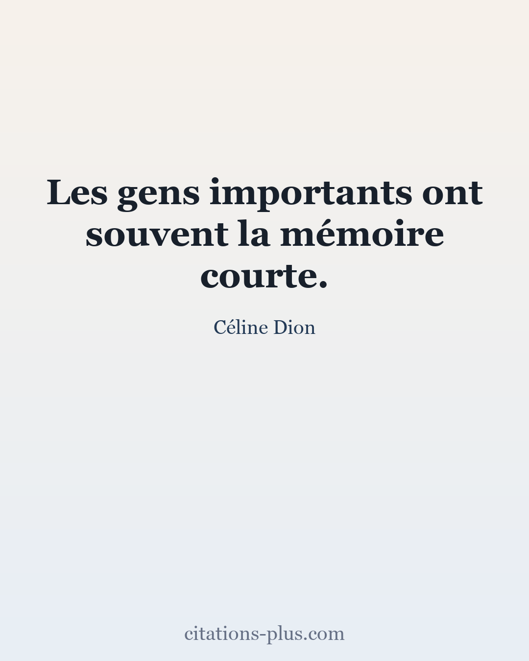 Carte Premium clair — Céline Dion