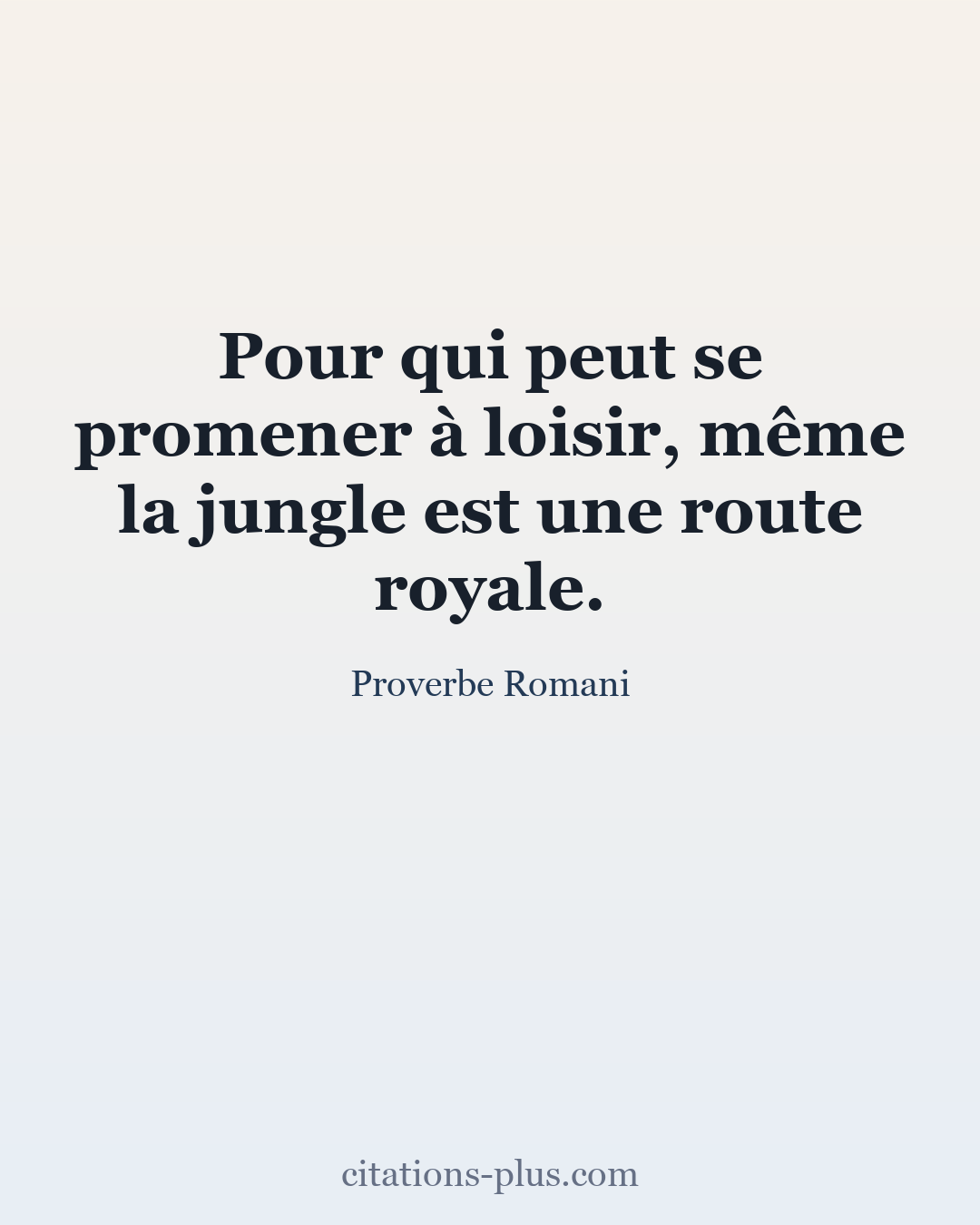 Carte Premium clair — Proverbe Romani