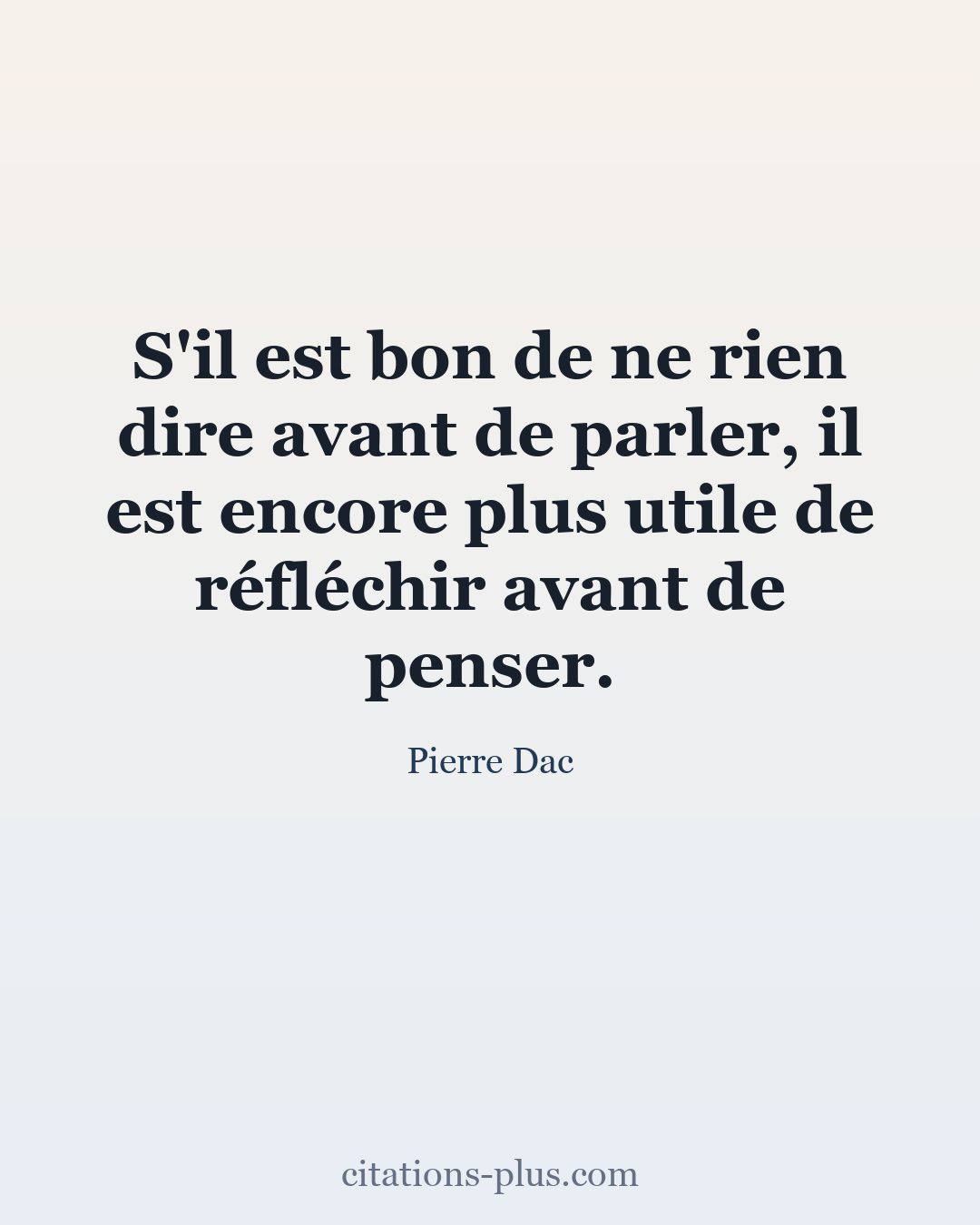 Carte Premium clair — Pierre Dac