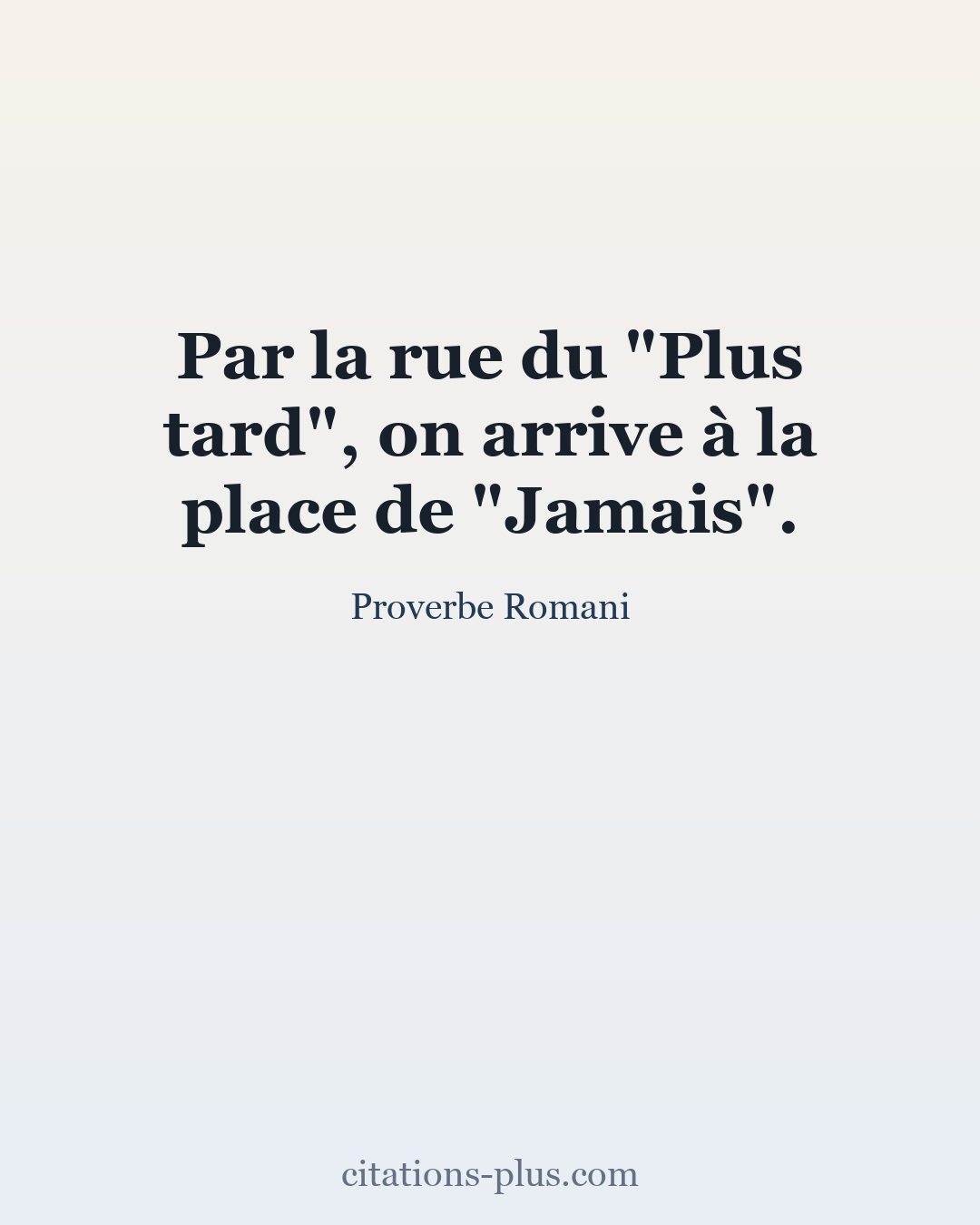 Carte Premium clair — Proverbe Romani
