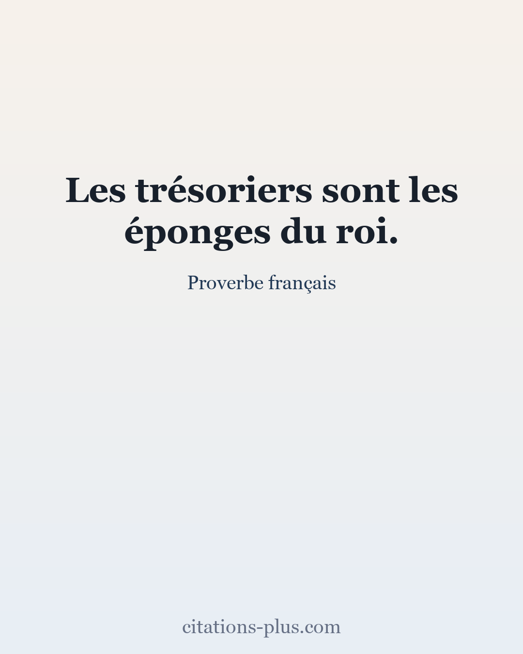 Carte Premium clair — Proverbe français