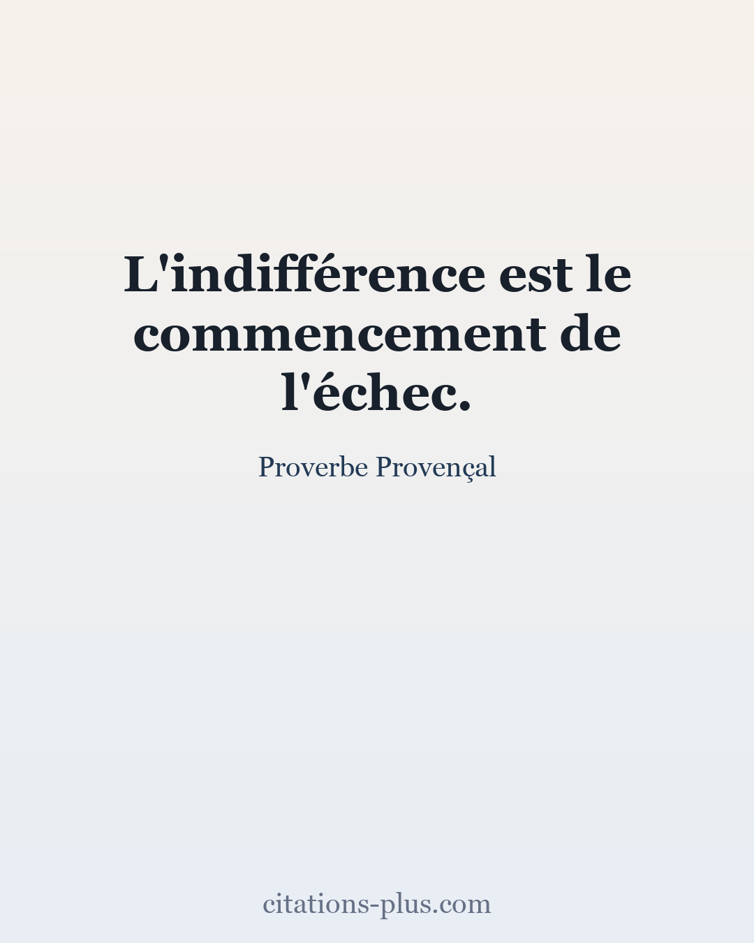 Carte Premium clair — Proverbe Provençal