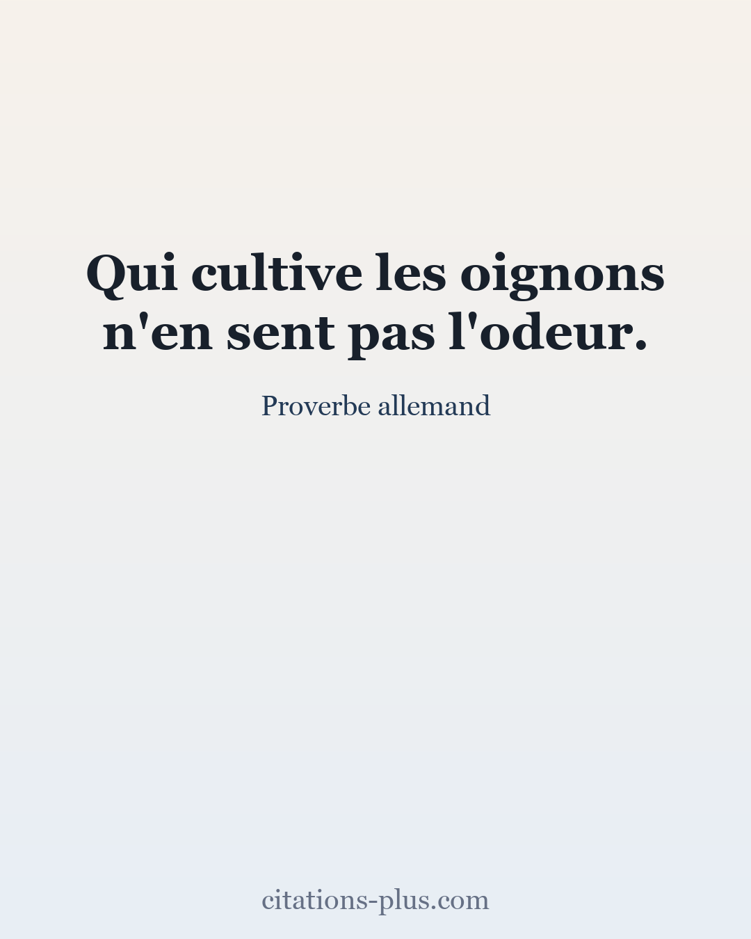 Carte Premium clair — Proverbe allemand