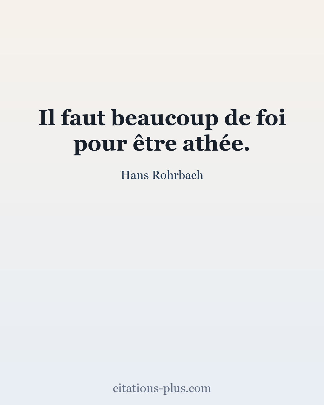 Carte Premium clair — Hans Rohrbach