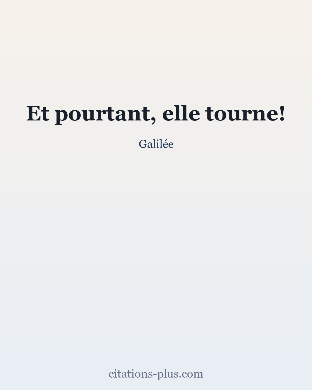 Carte Premium clair — Galilée