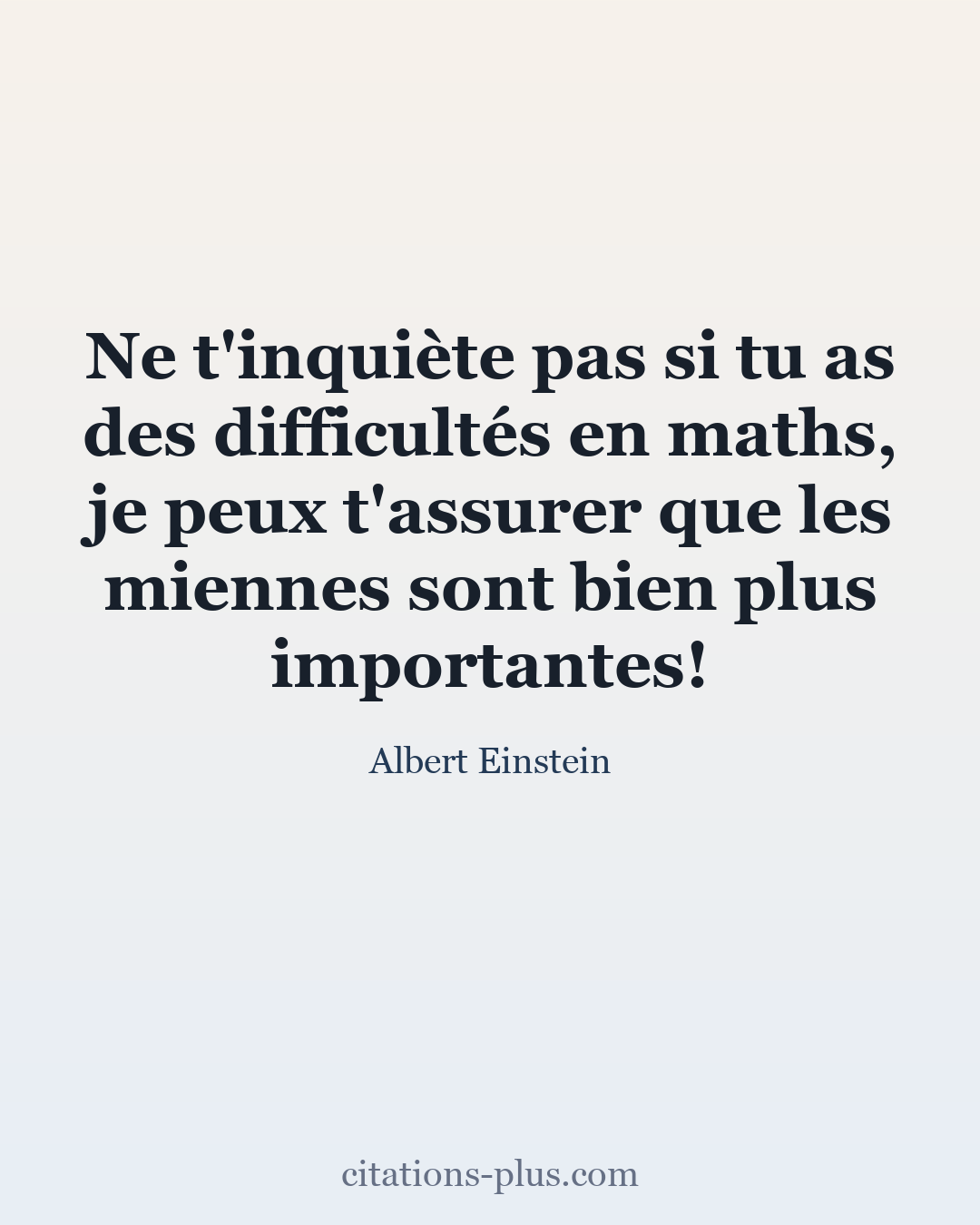 Carte Premium clair — Albert Einstein