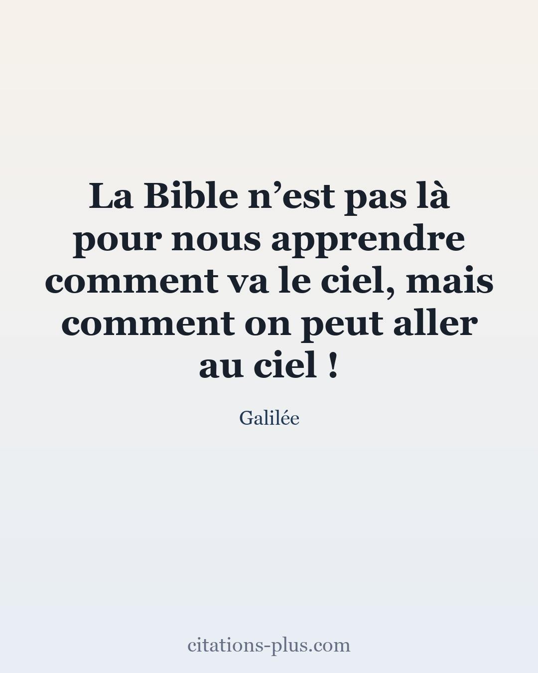 Carte Premium clair — Galilée