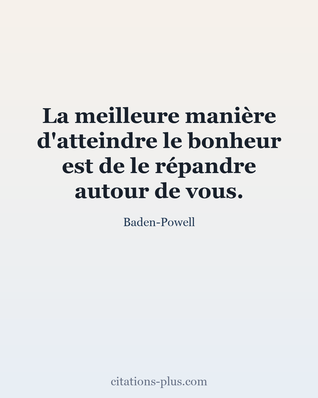 Carte Premium clair — Baden-Powell