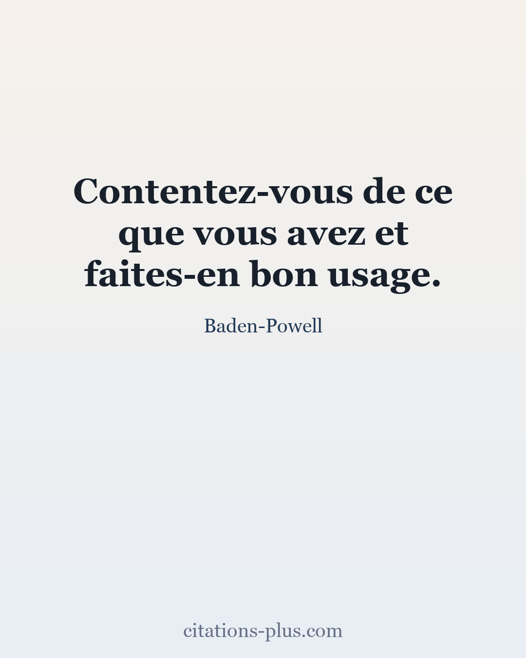 Carte Premium clair — Baden-Powell