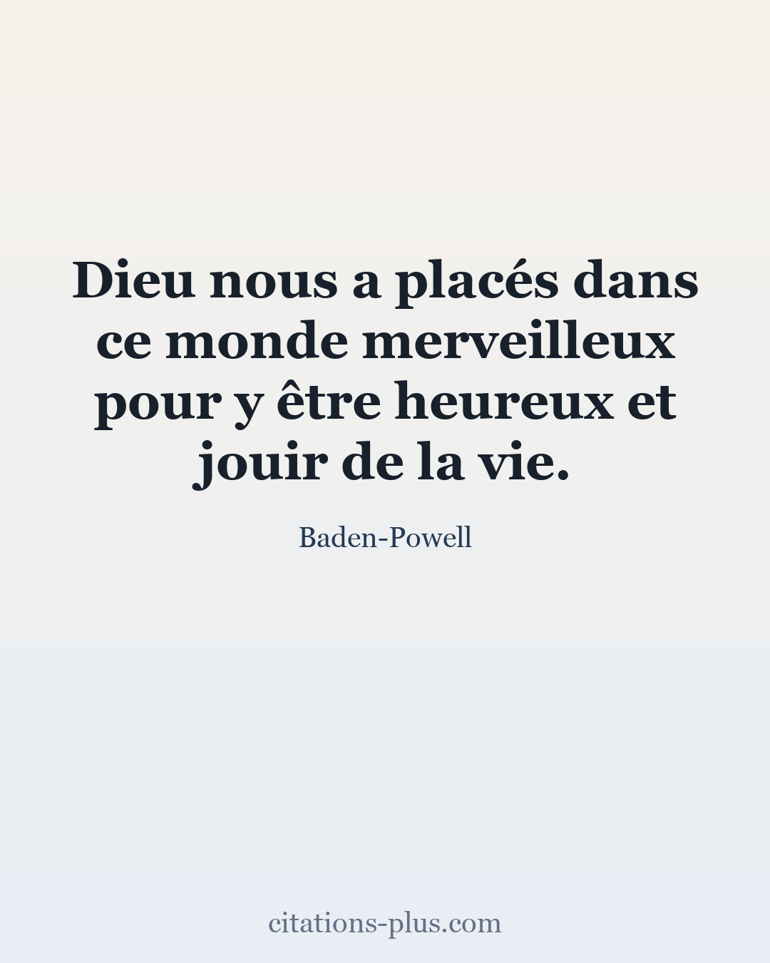Carte Premium clair — Baden-Powell