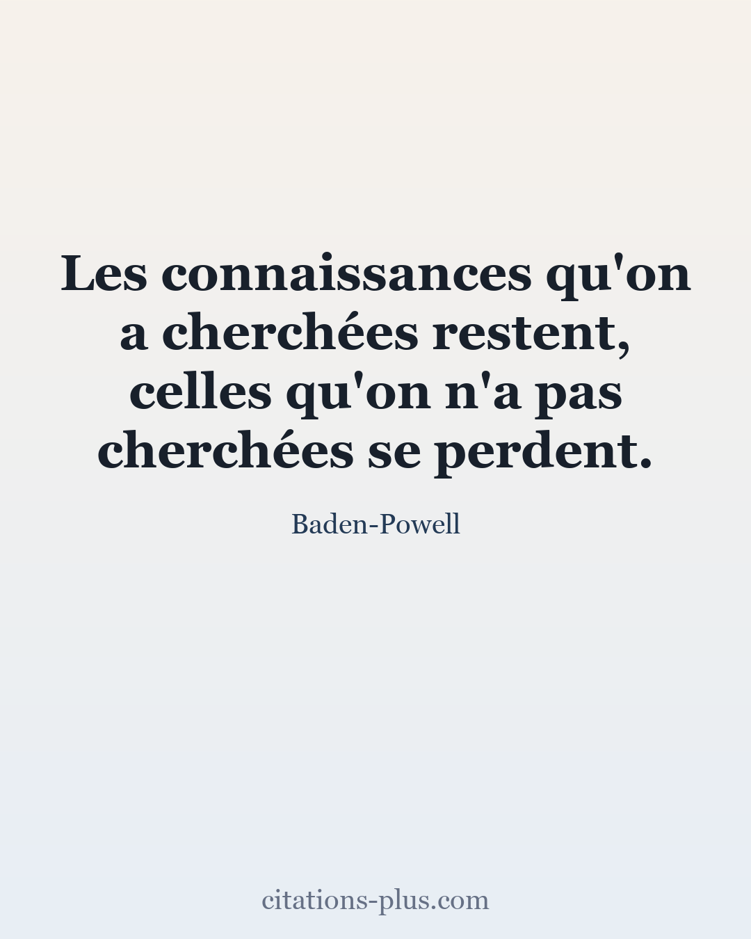 Carte Premium clair — Baden-Powell