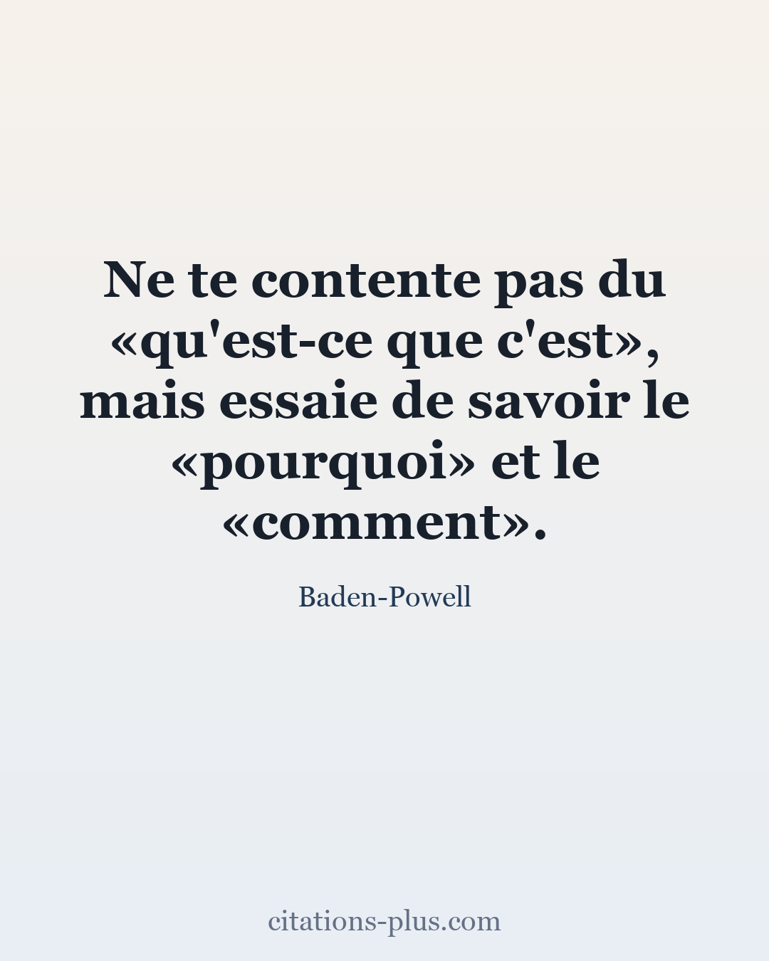 Carte Premium clair — Baden-Powell