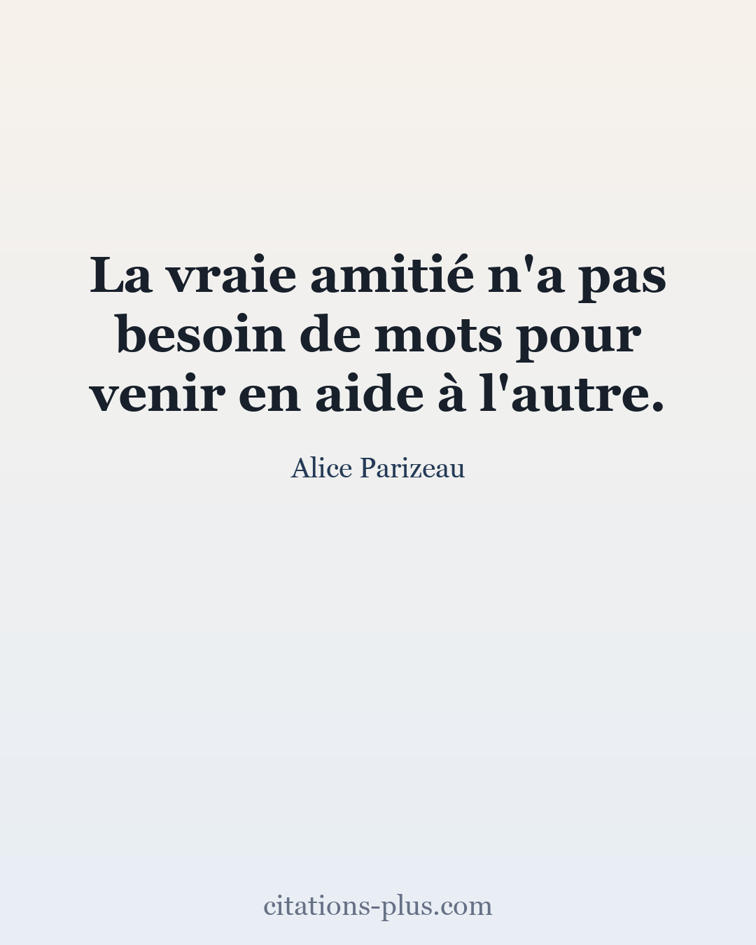Carte Premium clair — Alice Parizeau