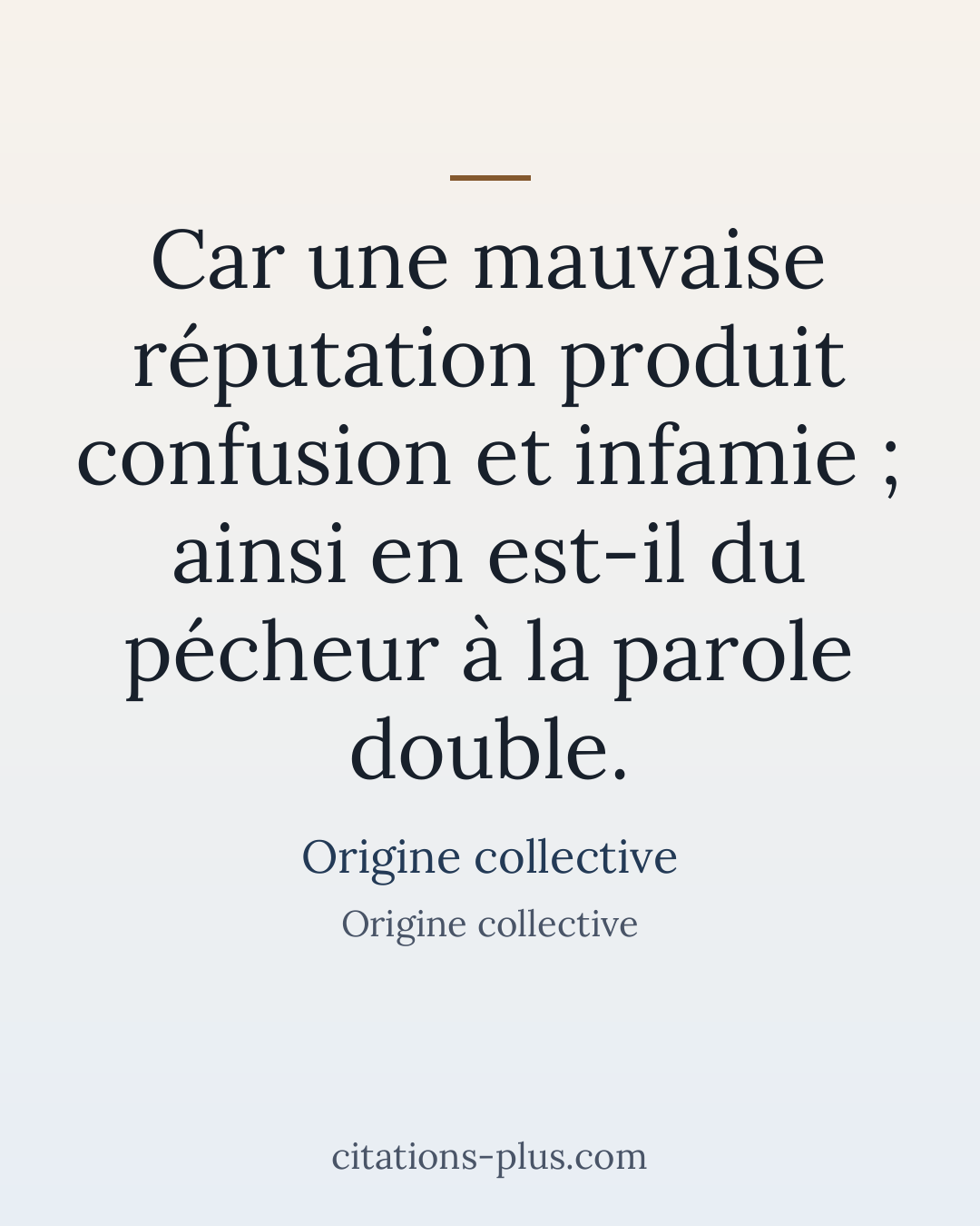 Carte Premium clair — Bible