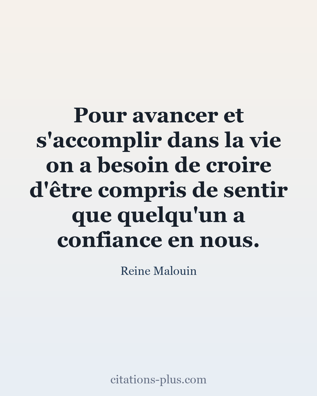 Carte Premium clair — Reine Malouin