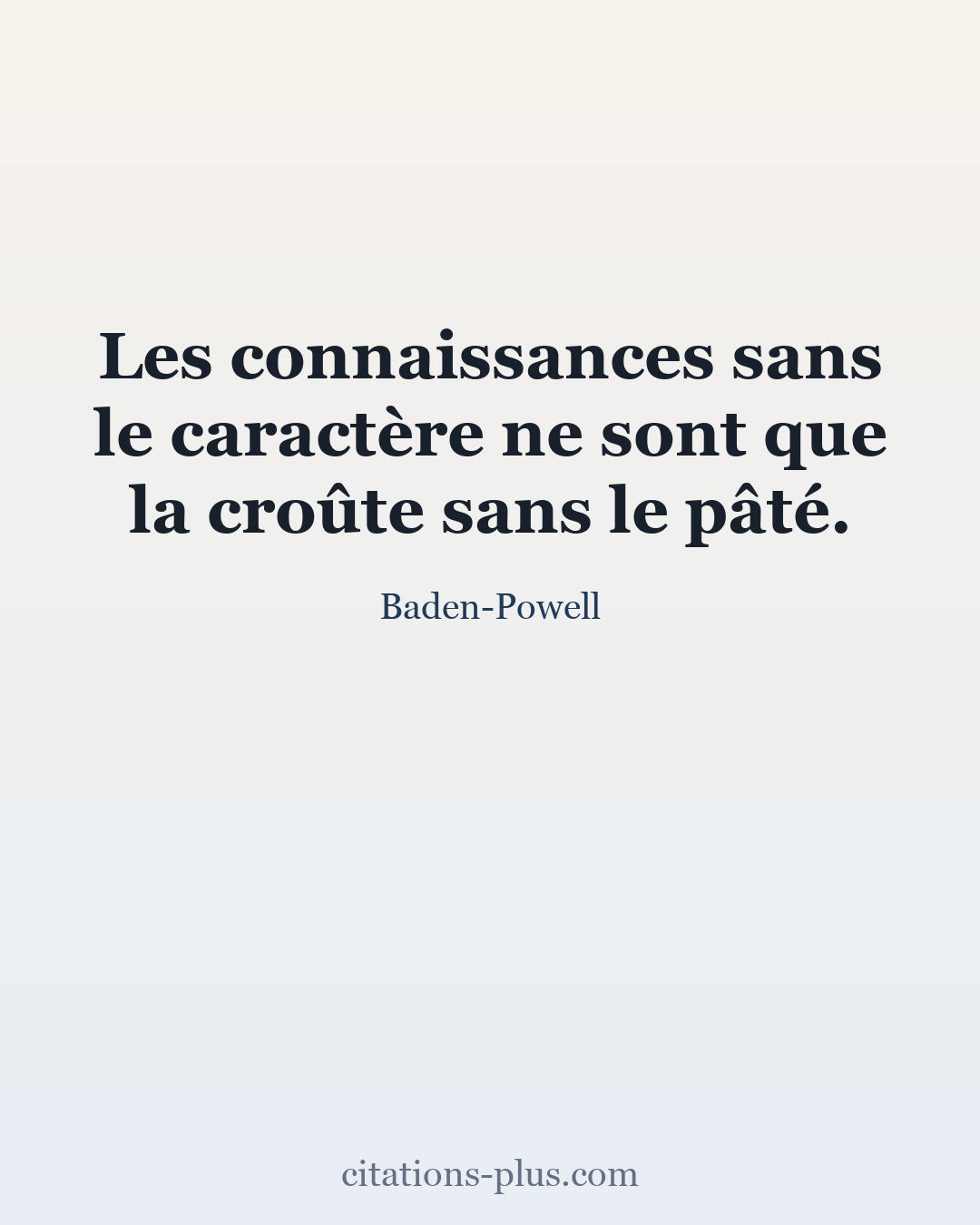 Carte Premium clair — Baden-Powell