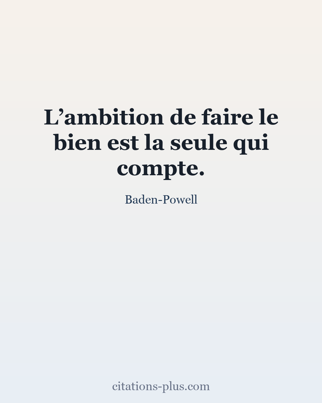 Carte Premium clair — Baden-Powell