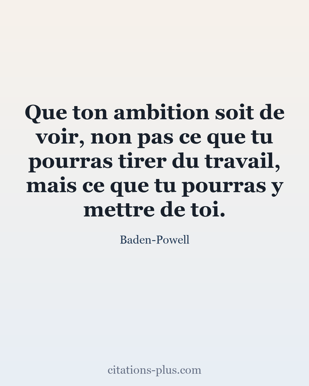 Carte Premium clair — Baden-Powell