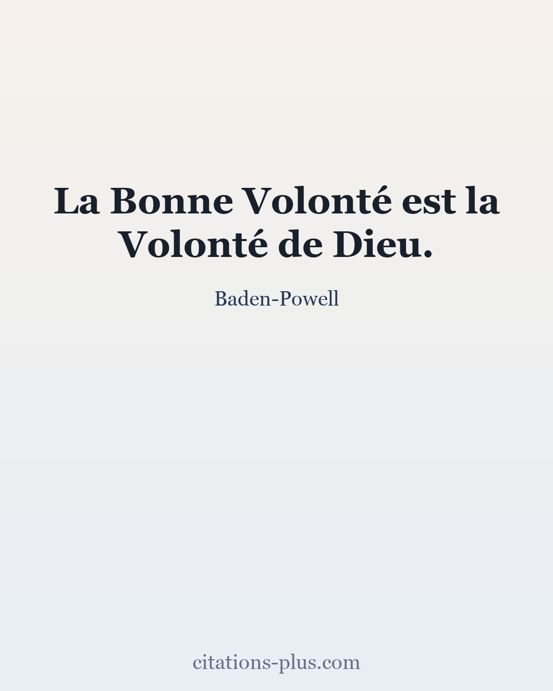 Carte Premium clair — Baden-Powell